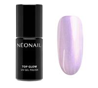 NÉONAIL Smalto Semipermanente Unghie 7,2 ml - Top Coat - Viola - Top Glow Pearl Effect - Smalti Gel Per Unghie UV LED - Nail Polish - NÉONAIL Colori - Smalto Unghie