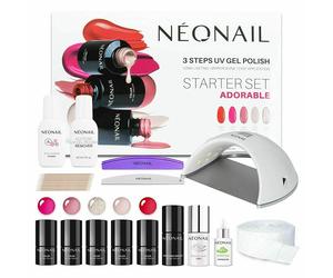NeoNail Smart Set Premium Nagel Studio Starter 5x Colour UV smalto confezione...