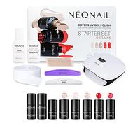 NEONAIL Starter Set DE LUXE - Set di smalti di colore rosa, rosso e beige