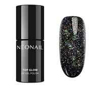 NEONAIL Top Coat Semipermanente Unghie 7,2 ml Smalto Top Coat Transparente Top Glow Multicolor Holo Gel Per Unghie UV Led Nail Polish NEONAIL Smalto Gel Top Coat Glitter