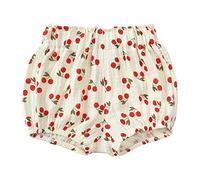 Neonate Neonate Ragazzi Carino Bloomer Shorts Bubble Bloomers Toddler Polka Dot Print Soft Underwear, Rosso, 9 mesi