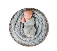 Neonati Puntelli Fotografici Per Bambini, Coperta Morbida Lavorato a Maglia Oggetti Di Scena Per La Fotografia Del Bambino Baby Photo Props Sleeping Mat Avvolgere Il Tappeto per Bambino Fotografo