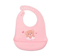 Neonato 1 pezzo Bavaglino motivo orso Tagli UnicaFumettoSilicone