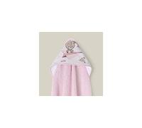 Neonato Accappatoio con Cappuccio 1x1 m · PAPER PLAIN rosa · 100% COTONE · Asciugamani per bambini