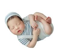 Neonato Fotografia Costume Set Per I Neonati Compreso Camicia Manica Corta Pantaloni Puntelli Per La Luna Piena, Servizi Fotografici Bambino Abbigliamento Fotografico