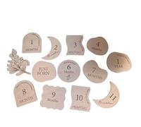 Neonato Primo Anno Photo Card Record Fotografia Carta di Crescita Del Bambino Record Bambino Doccia Foto Accessori 13PCS Gravidanza Memoria