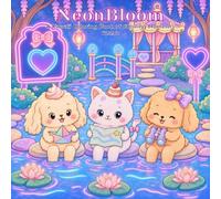 NeonBloom: A Kawaii Colouring Book Of Glowing Moments