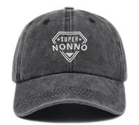NEONSKY Cappello da Sole da Uomo, Berretto da Baseball Personalizzato, Cappello Ricamato, Super papà/Nonno, Regalo Divertente per Uomo, Festa del papà, Nonno, Natale, Compleanno, Idea Regalo