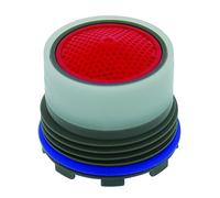 Neoperl 13 0000 5 standard Flow Cache, aeratore Perlator HC, tom Thumb size, 2.2 gpm, rosso a cupola, schermo a nido d' ape, Aerated Stream, m16,5 x 1 fili, in plastica, 1,5 cm altezza