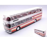 1:43 IXO Neoplan Nh 22L Skyliner Autobus 1983 Silver Red Yellow BUS033LQ