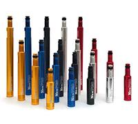 NeoPRO Kit prolunga valvola Presta, confezione da 2, con chiave per valvola e tappo, disponibile in 4 lunghezze, 20,30,40,60 mm (blu, 40 mm)
