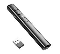 Neoreser Wireless Presenter, Telecomando Computer Slide PC Pointer per Presentazione, Insegnamento, Ufficio, Conferenze, ecc(Nero)