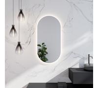 neoro n20 specchio illuminato La: 60 cm, con illuminazione indiretta, BN0054MI, n20 [Specchi > Specchi]