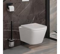 neoro n30 WC con sifonico sospeso con innovativa tecnologia di risciacquo SilentPowerFlush e rivestimento neoroClean, BN0756WH, n30 bianco [WC > WC Sospesi]