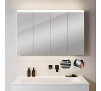 neoro n50 Advance | n50T46 armadietto a specchio La: 120 cm con 4 ante, con illuminazione, con temperatura cromatica regolabile, per la Svizzera, BN0531MI, n50 Advance; n50T46 [Armadietti a Specchio >