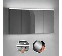 neoro n50 Advance | n50T46 armadietto a specchio La: 160 cm con 4 ante, con illuminazione, con temperatura cromatica regolabile, per la Svizzera, BN0533MI, n50 Advance; n50T46 [Armadietti a Specchio >