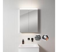 neoro n50 Advance | n50T46 armadietto a specchio La: 60 cm con 2 ante, con illuminazione, con temperatura cromatica regolabile, per la Svizzera, BN0527MI, n50 Advance; n50T46 [Armadietti a Specchio >