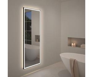 neoro n50 Metal Touch specchio illuminato corpo intero La: 60 A: 180 cm, con illuminazione su tutto il perimetro, diretta + indiretta, BN0163MI, n50 [Specchi > Specchi]