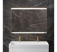 neoro n50 | n50T46 armadietto a specchio a incasso La: 120 cm con 4 ante, con illuminazione, per la Svizzera, BN0522MI+BN0479MI, n50; n50T46 [Armadietti a Specchio > Armadietti a Specchio]