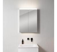 neoro n50 | n50T46 armadietto a specchio La: 60 cm con 2 ante, con illuminazione, per la Svizzera, BN0485MI, n50; n50T46 [Armadietti a Specchio > Armadietti a Specchio]