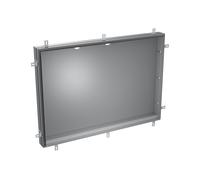 neoro n50 | n60 & rivea telaio di installazione per armadietto a specchio da incasso La: 120 A: 88,2 P: 16,6 cm, BN0479MI, n50; n60 argento anodizzato [Armadietti a Specchio > Accessori per Armadietti