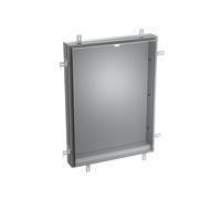 neoro n50 | n60 & rivea telaio di installazione per armadietto a specchio da incasso La: 60 A: 88,2 P: 16,6 cm, BN0476MI, n50; n60 argento anodizzato [Armadietti a Specchio > Accessori per Armadietti 