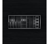 neoro n50 Organizzatore da 100 cm di larghezza acconciatura e cura dei denti per mobile (estraibile alto), BN102.Set2, n50 antracite [Mobili da Bagno > Accessori per Mobili da Bagno]