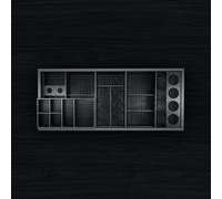 neoro n50 Organizzatore da 100 cm di larghezza acconciatura e cura dei denti per mobile (estraibile alto), BN102.Set5, n50 antracite [Mobili da Bagno > Accessori per Mobili da Bagno]