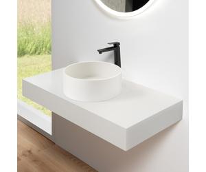neoro n50 & rivea top La: 240 A: 12 cm in materiale termoplastico (PMMA), BN0471WH, n50 [Mobili da Bagno > Top]