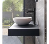 neoro n50 & rivea top La: 40 A: 12 cm in materiale di legno (HPL), BN0461BM, n50 [Mobili da Bagno > Top]