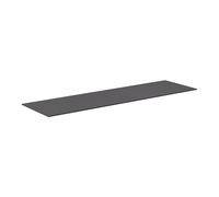 neoro n50 Slim top La: 180 cm in materiale di legno (HPL), BN0409GR, n50 [Mobili da Bagno > Top]