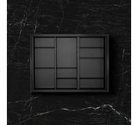 neoro n50 StyleBox set per mobile a partire da La: 60 cm (scomparto estraibile basso), BN060.Set3, n50 nero opaco/rovere nero [Mobili da Bagno > Accessori per Mobili da Bagno]
