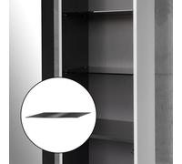 neoro n50T46 set di ripiani in vetro per colonna, 4 pezzi, BL000795, n50; n50T46; n80 fumo [Mobili da Bagno > Ricambi per Mobili da Bagno]