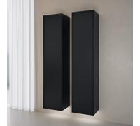 neoro n60 colonna con specchio interno e 1 anta, BN0804BM, n60 [Mobili da Bagno > Colonne]