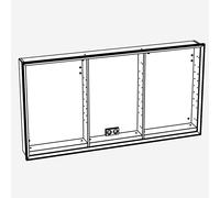neoro n60 corpo con componenti elettronici per armadietto a specchio La: 160 cm, BL001122, n60 [Armadietti a Specchio > Ricambi per Armadietti a Specchio]