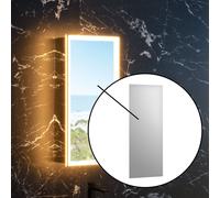 neoro n60 frontale specchio per armadietto a specchio La: 40 cm, battuta a sinistra, BL001075, n60; Dia specchiato [Armadietti a Specchio > Ricambi per Armadietti a Specchio]