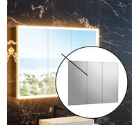 neoro n60 set frontale specchio per armadietto a specchio La: 120 cm, 3 pezzi, BL001080, n60; Dia specchiato [Armadietti a Specchio > Ricambi per Armadietti a Specchio]