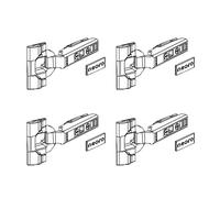 neoro n80 albus / fumo set di cerniere in vetro per colonna, 4 pezzi, BL001212, n80 [Mobili da Bagno > Ricambi per Mobili da Bagno]