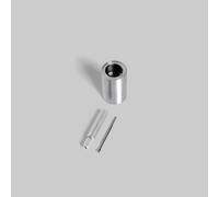 neoro prolunga per valvola di arresto in acciaio inox e valvola di arresto con bypass (tubatura passante), BN0546BS, F; FC acciaio inox spazzolato [Rubinetteria Bagno > Accessori di Montaggio per Rubi