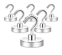 Neosmuk Ganci magnetici resistenti, forti magneti con gancio per crociera, ganci industriali super resistenti per appendere, gancio magnetico per frigorifero