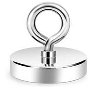 Neosmuk - Magnete da pesca da 272.2 kg, con base in metallo lavorato a CNC, con magnete ad alta potenza, 7.6 cm per rimozione, negozi, sollevamento e pick up