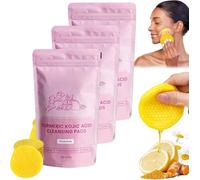 Neously Kojic Acid Pads - Neously Kojic Acid and Turmeric,Turmeric Kojic Acid Cleansing Pads, 100% Natural Ingredients,Turmeric Kojic Acid Pads for Face Body Glow up Acne, Clean Pores (3 Box)