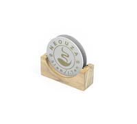 NEOUZA Coffee Puck - Supporto per schermo con filtro per espresso riutilizzabile da 51/53/58 mm, in acciaio inossidabile e legno (2 pezzi da 51 mm con supporto)