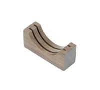 NEOUZA Coffee Puck - Supporto per schermo con filtro per espresso riutilizzabile da 51/53/58 mm, in acciaio inossidabile e legno (supporto da 51/53 mm)