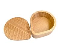 NEOUZA Contenitore per Filtro di Carta Rotonda, Supporto per Schermo Doccia per Macchina da Espresso, Portafiltro, Moka, AeroPress, Bianco Frassino