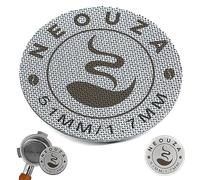 NEOUZA Schermo per disco espresso da 51mm Riutilizzabile Spessore 1,7mm 150μm Filtro per caffè in acciaio inossidabile professionale per baristi Piatto a rete per filtro portafiltro espresso