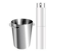 NEOUZA tazza di dosaggio per chicchi di caffè da 51mm e flacone spray RDT set alimentatore di polvere di caffè per macinino