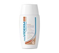 neoVIDERM 100 Emulsione Fluida Color SPF 50+ Protezione Molto Alta per Pelli Sensibili e Reattive con Scottature Solari Ustioni e Trattamenti Radioterapici, 50ml