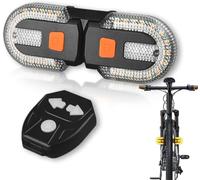 NEOVSUNY Due luci Split Bicicletta Indicatore di direzione posteriore 5 modalità USB Ricaricabile Freccia Telecomando IPX4 Impermeabile LED Posteriore Posteriore per Ebike E-Scooter