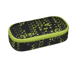 neoxx - Astuccio Scolastico Jump Code Breaker - Bottiglie Pet riciclate, Scomparto Principale con Cerniera, 10 Passanti per Penne, Finestra Trasparente - Materiale Scolastico per Bambini